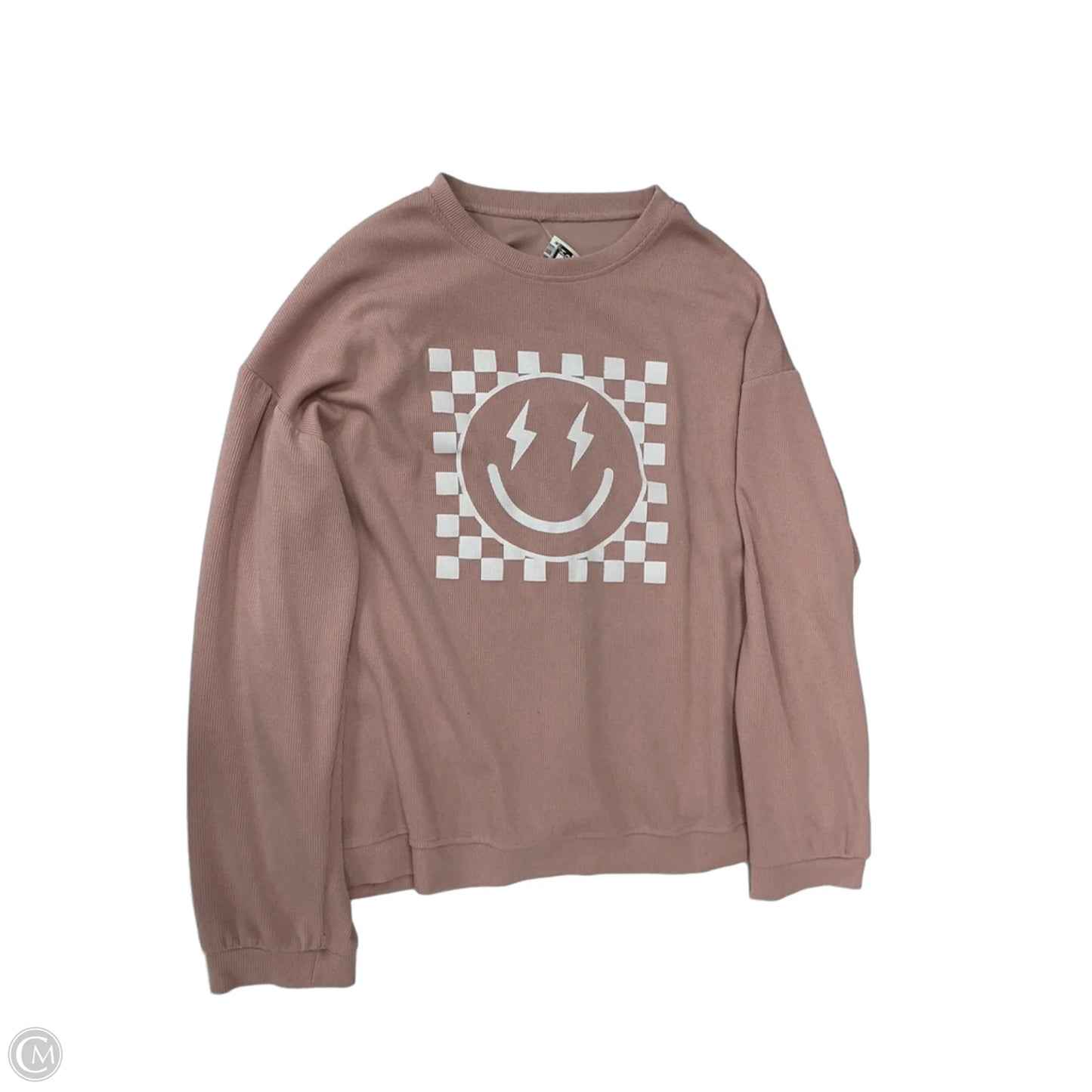 Top Long Sleeve By Clothes Mentor In Pink, Size: 1x