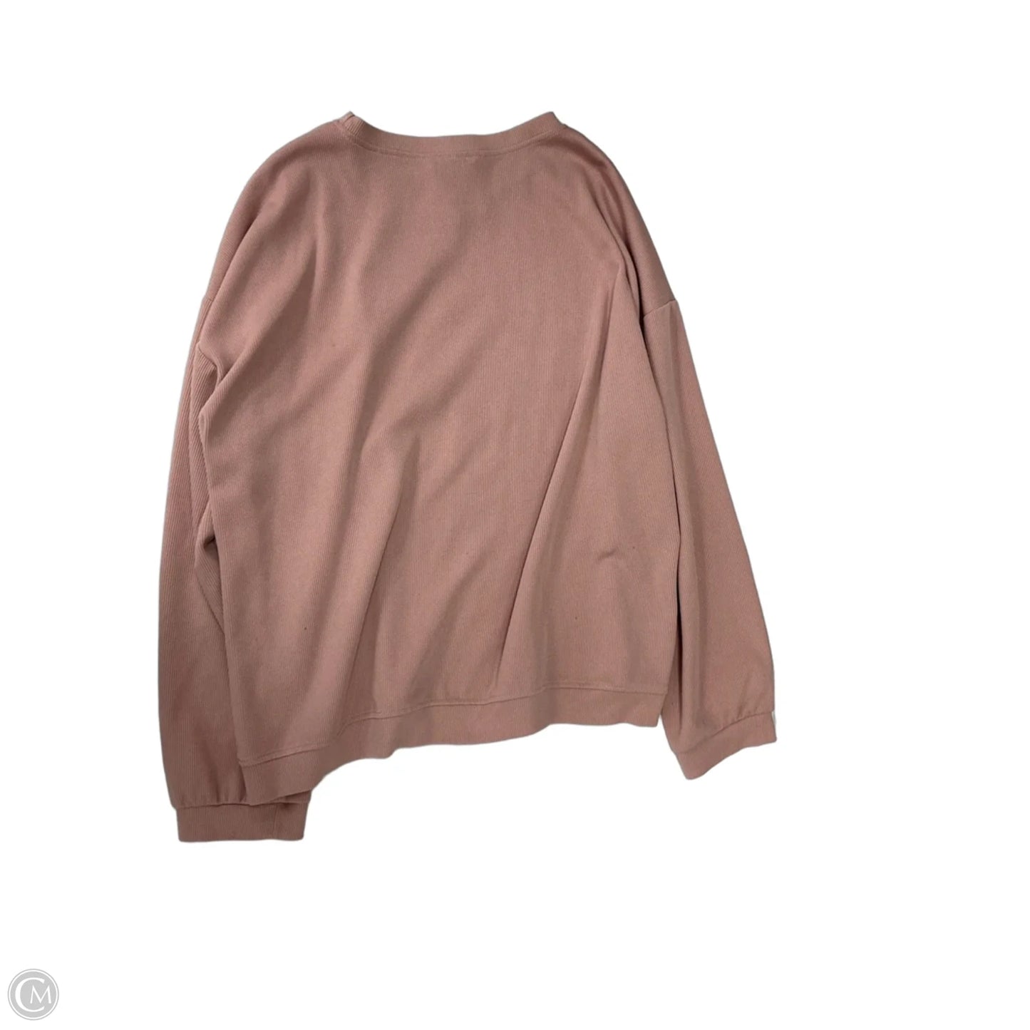Top Long Sleeve By Clothes Mentor In Pink, Size: 1x