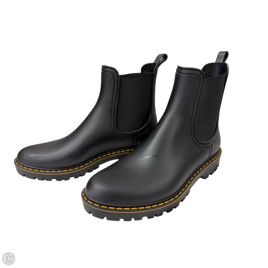 Boots Ankle Flats By Clothes Mentor In Black, Size: 8