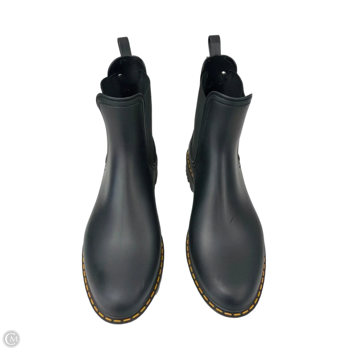 Boots Ankle Flats By Clothes Mentor In Black, Size: 8