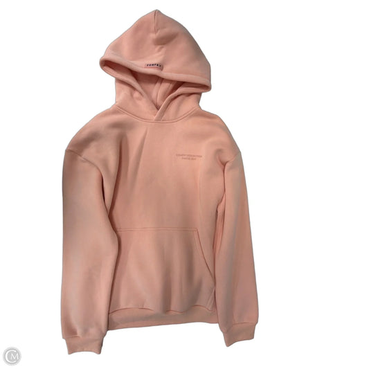 Sweatshirt Hoodie By Comfrt In Pink, Size: M
