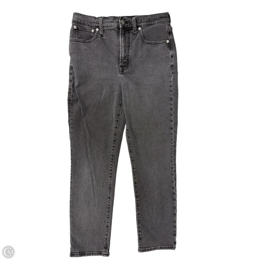 Jeans Straight By Madewell In Grey Denim, Size: 6