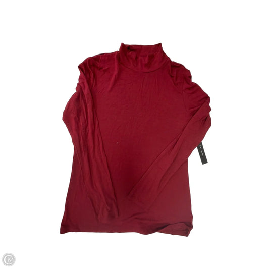 Top Long Sleeve By Tahari In Red, Size: L