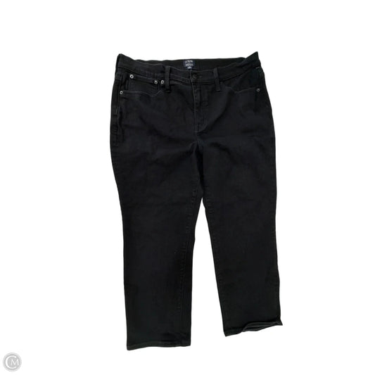Jeans Skinny By J. Crew In Black, Size: 12p