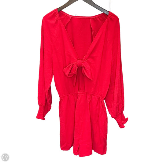 Romper By Clothes Mentor In Red, Size: M