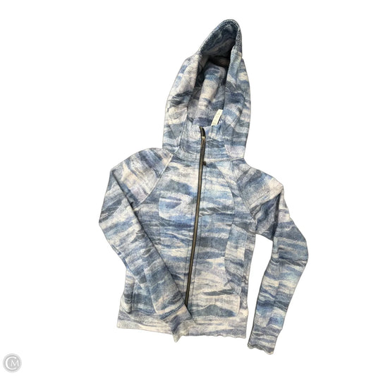 Athletic Jacket By Lululemon In Blue, Size: S