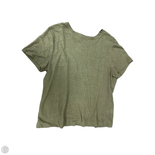Top Short Sleeve By J. Crew In Green, Size: L
