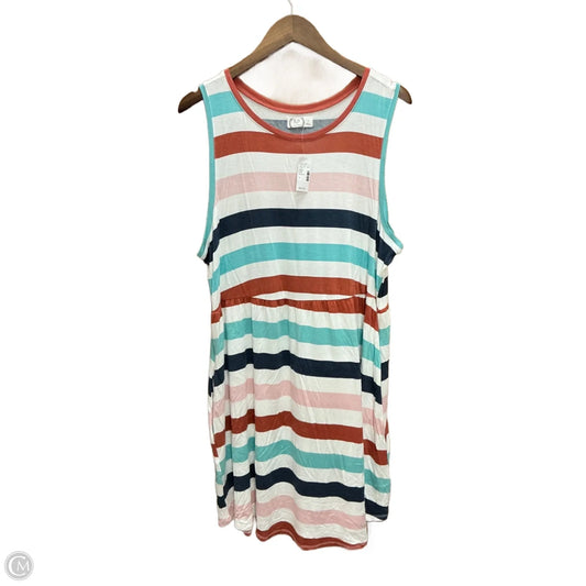 Dress Casual Midi By Maurices In Striped Pattern, Size: 1x