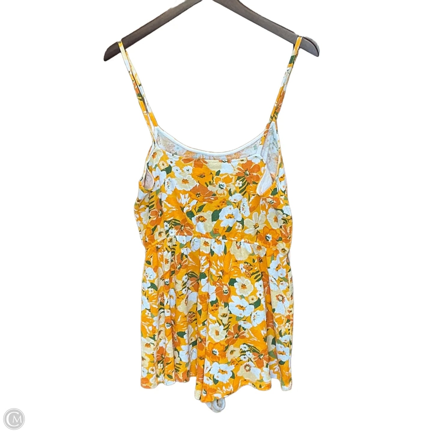 Romper By Divided In Orange & White, Size: M