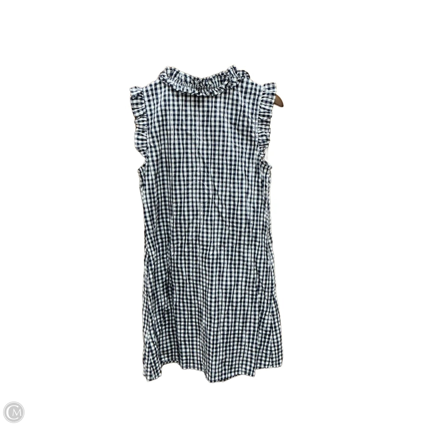 Dress Casual Midi By Crown And Ivy In Checkered Pattern, Size: M