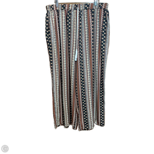 Pants Wide Leg By Shein In Multi-colored, Size: 3x