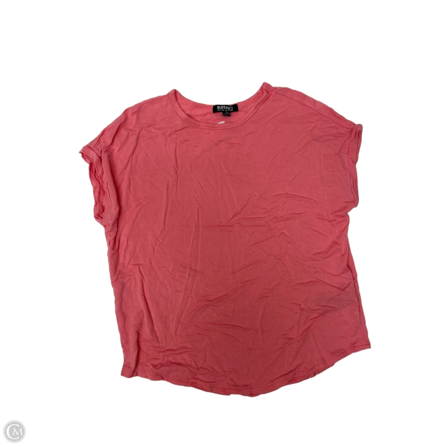 Top Short Sleeve By Buffalo David Bitton In Pink, Size: S