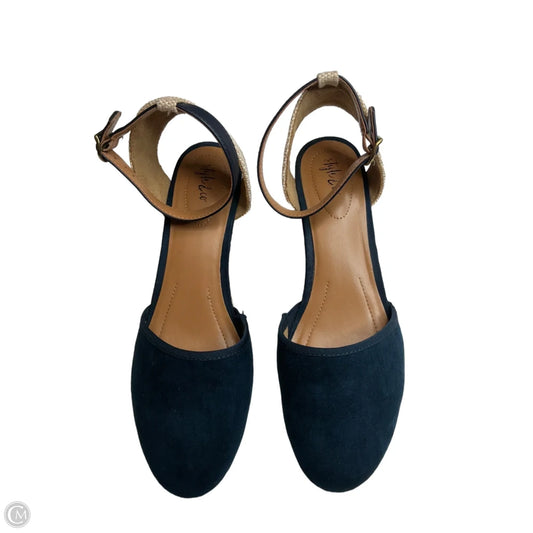 Shoes Heels Wedge By Style And Company In Blue, Size: 10