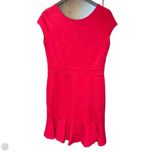 Dress Casual Midi By Loft In Red, Size: S