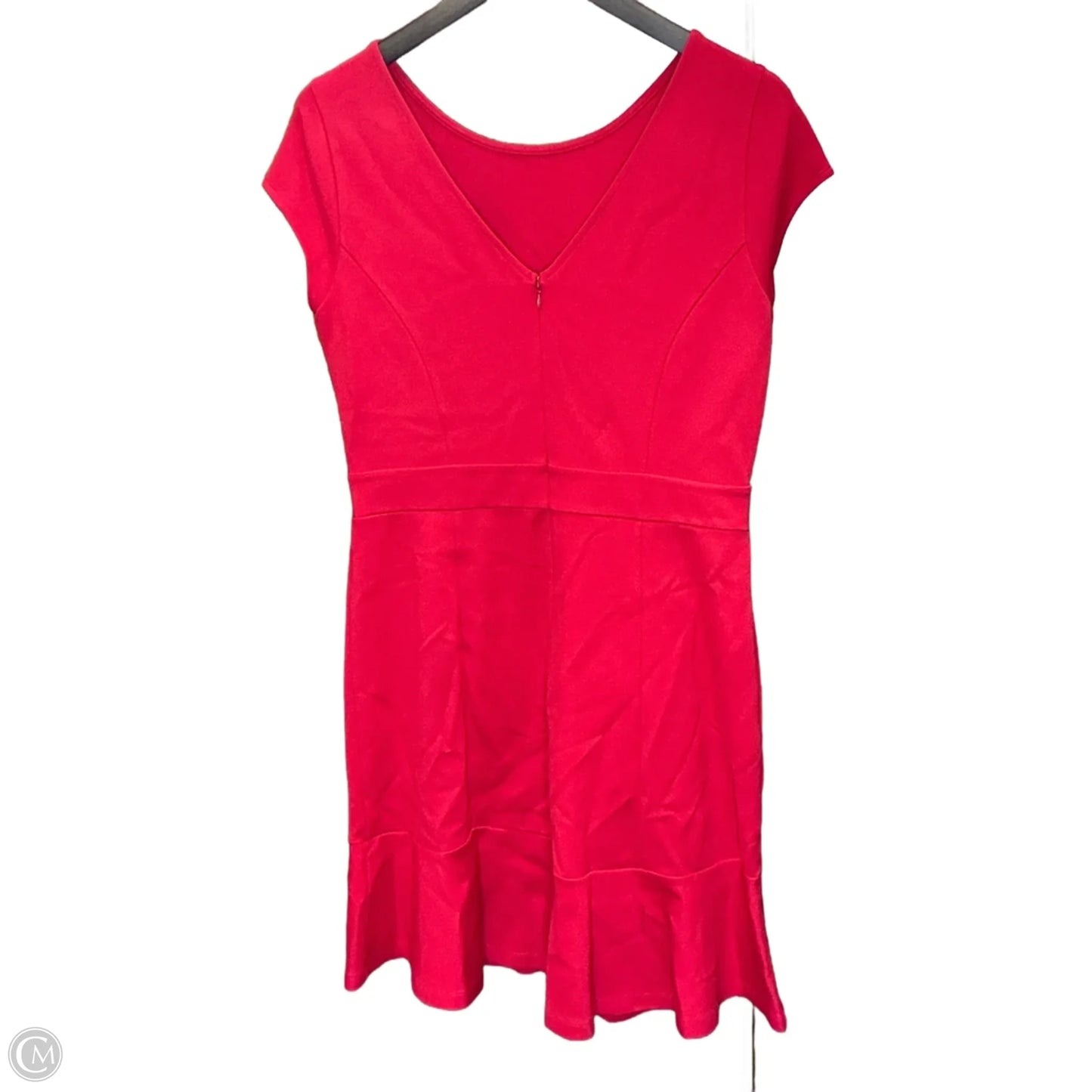 Dress Casual Midi By Loft In Red, Size: S