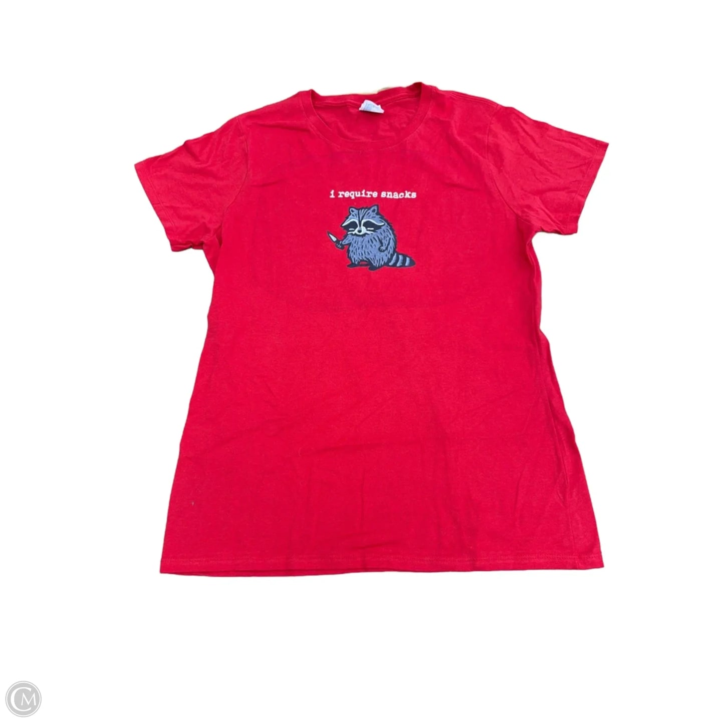Top Short Sleeve By Port & Company In Red, Size: L