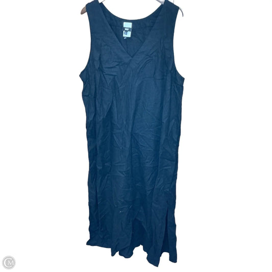 Dress Casual Maxi By Dkny In Black, Size: 1x