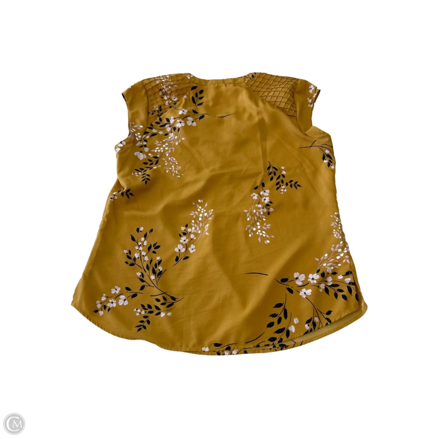 Top Sleeveless By Daniel Rainn In Yellow, Size: M