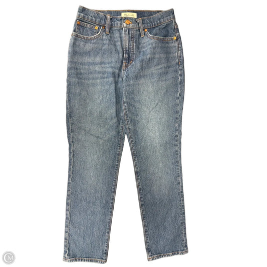Jeans Skinny By Madewell In Blue Denim, Size: 4