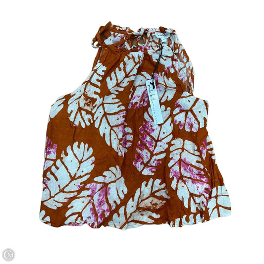 Top Sleeveless By Nicole Miller In Multi-colored, Size: M