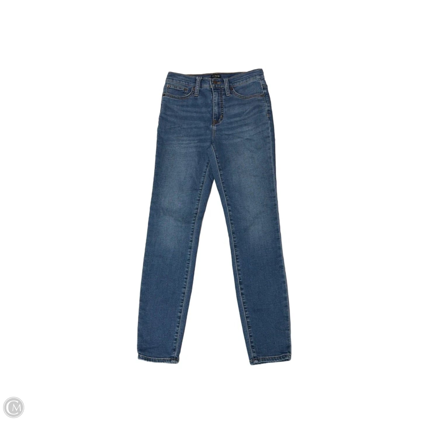 Jeans Skinny By J. Crew In Blue Denim, Size: 4