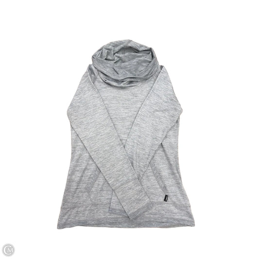 Athletic Sweatshirt Collar By Rbx In Grey, Size: M