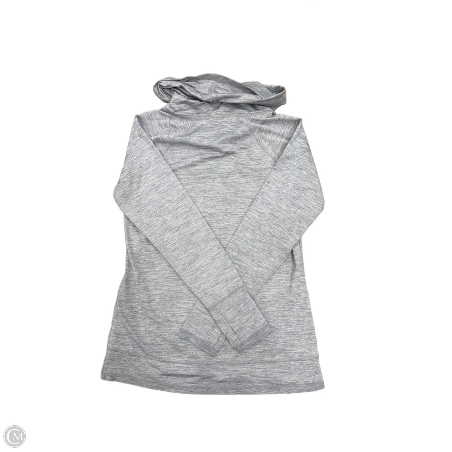 Athletic Sweatshirt Collar By Rbx In Grey, Size: M