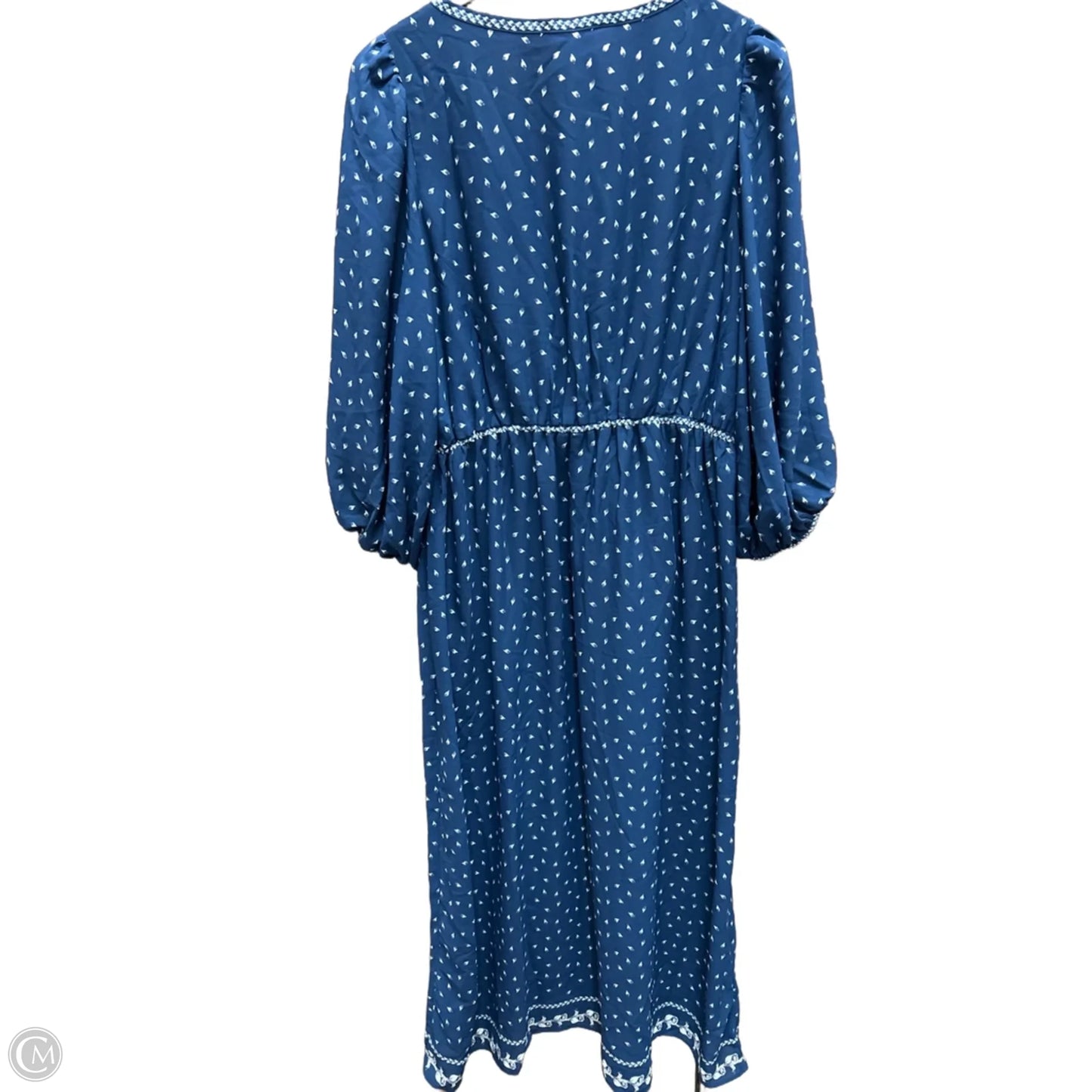 Dress Casual Maxi By Max Studio In Blue, Size: Xl