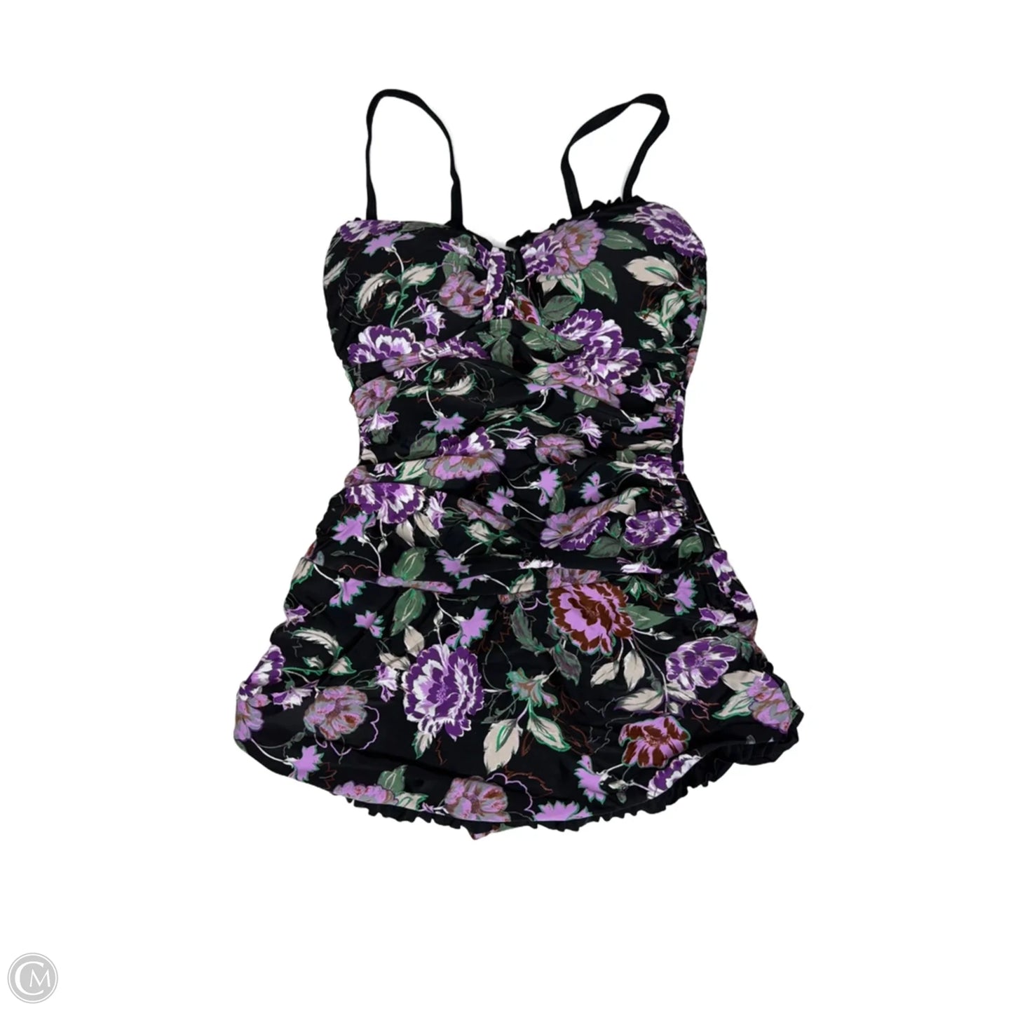 Swimsuit By Clothes Mentor In Floral Print, Size: M