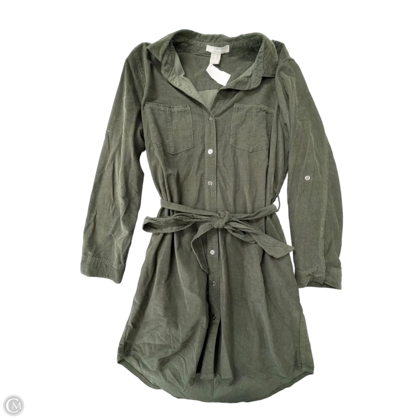 Dress Casual Midi By Lucky Brand In Green, Size: S
