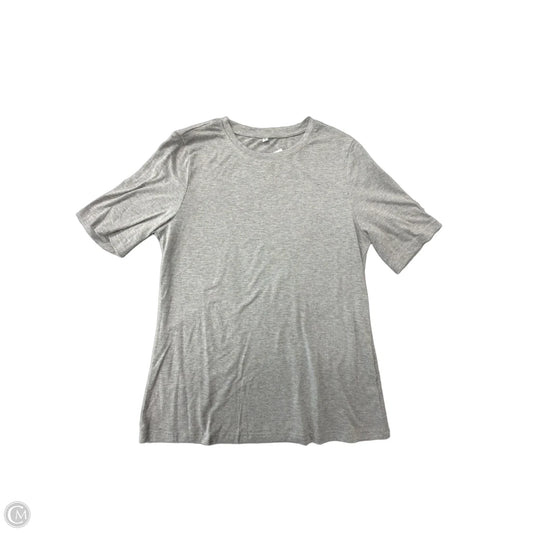 Top Short Sleeve By Clothes Mentor In Grey, Size: S