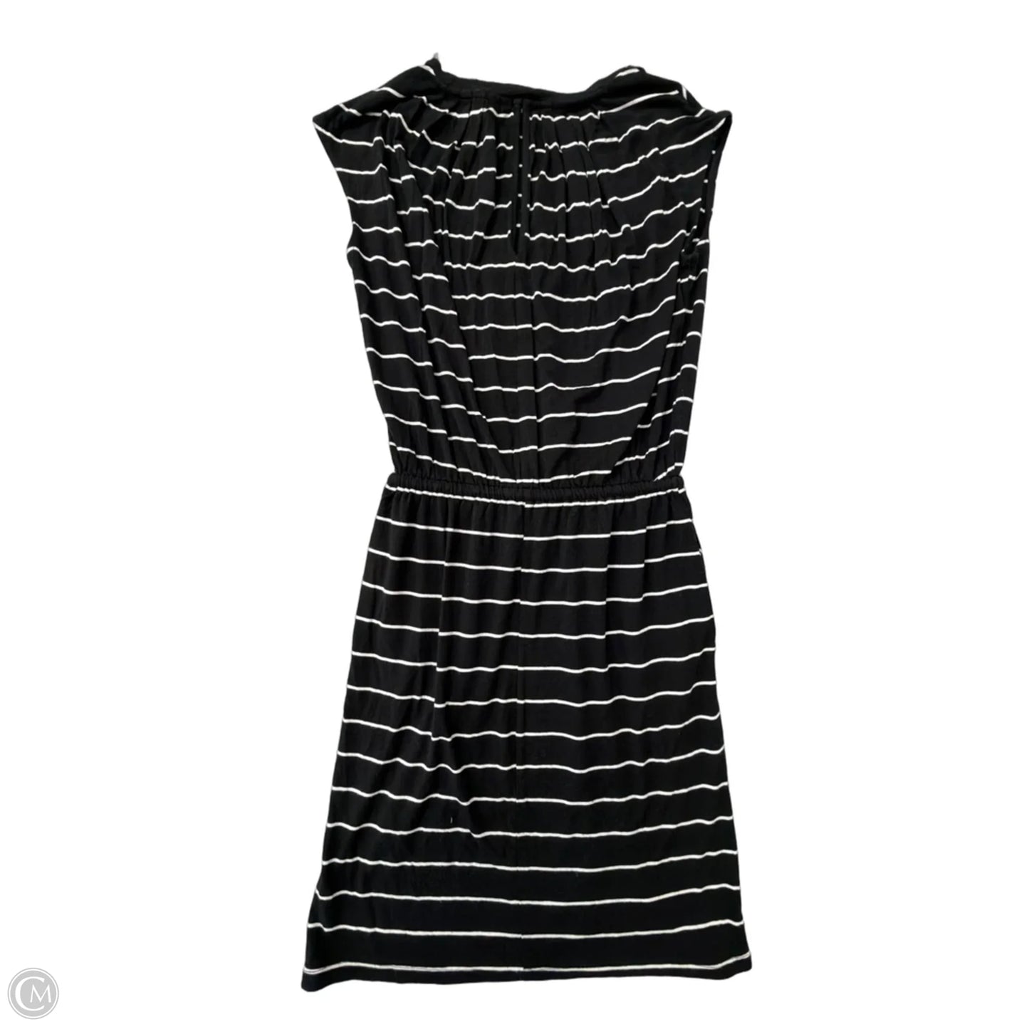 Dress Casual Midi By Banana Republic In Black & White, Size: Xs