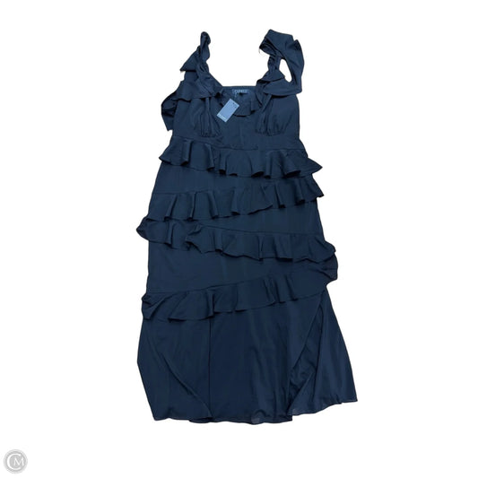 Dress Casual Midi By Eloquii In Black, Size: 1x