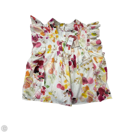 Top Sleeveless By FairHope In Floral Print, Size: L