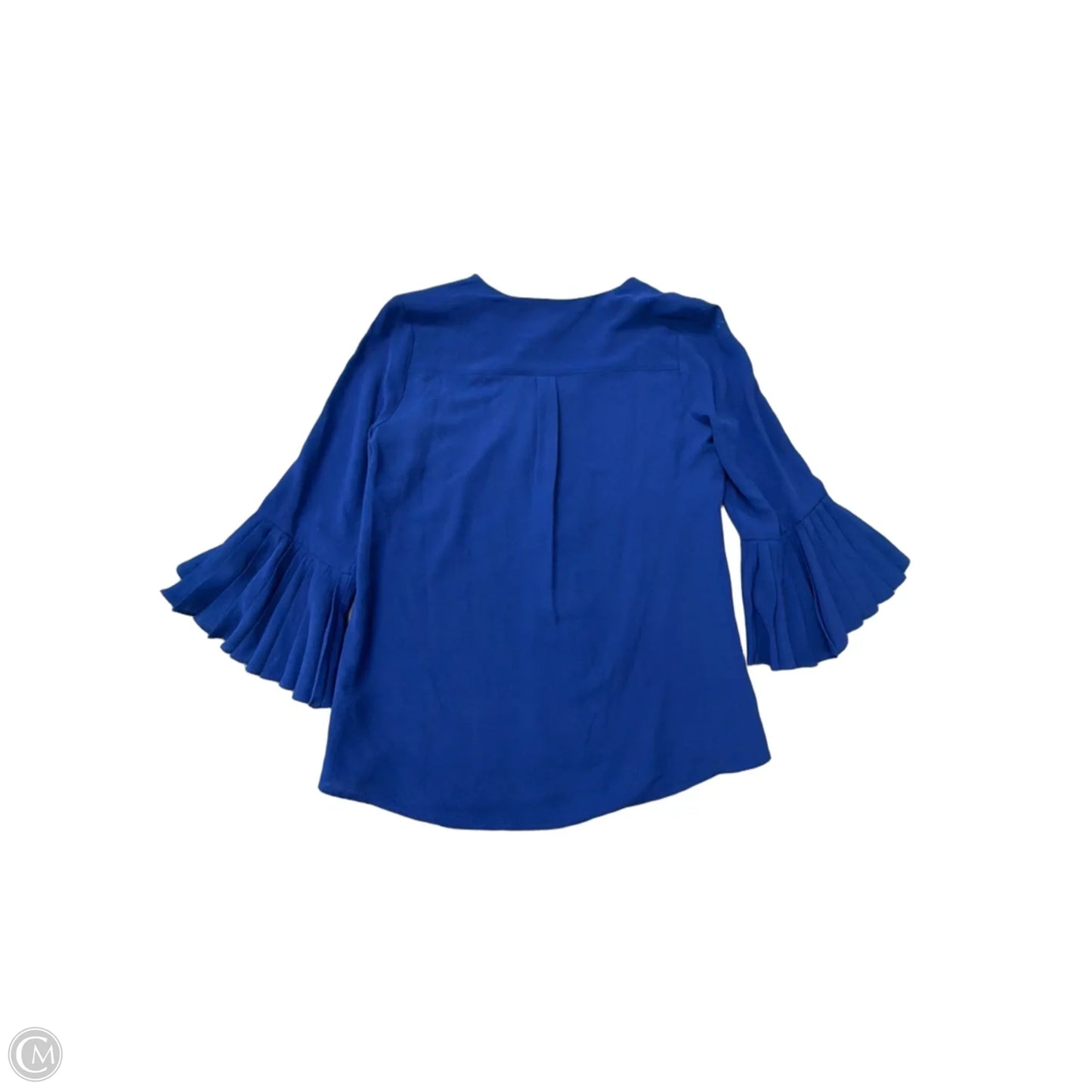 Top 3/4 Sleeve By Notations In Blue, Size: S