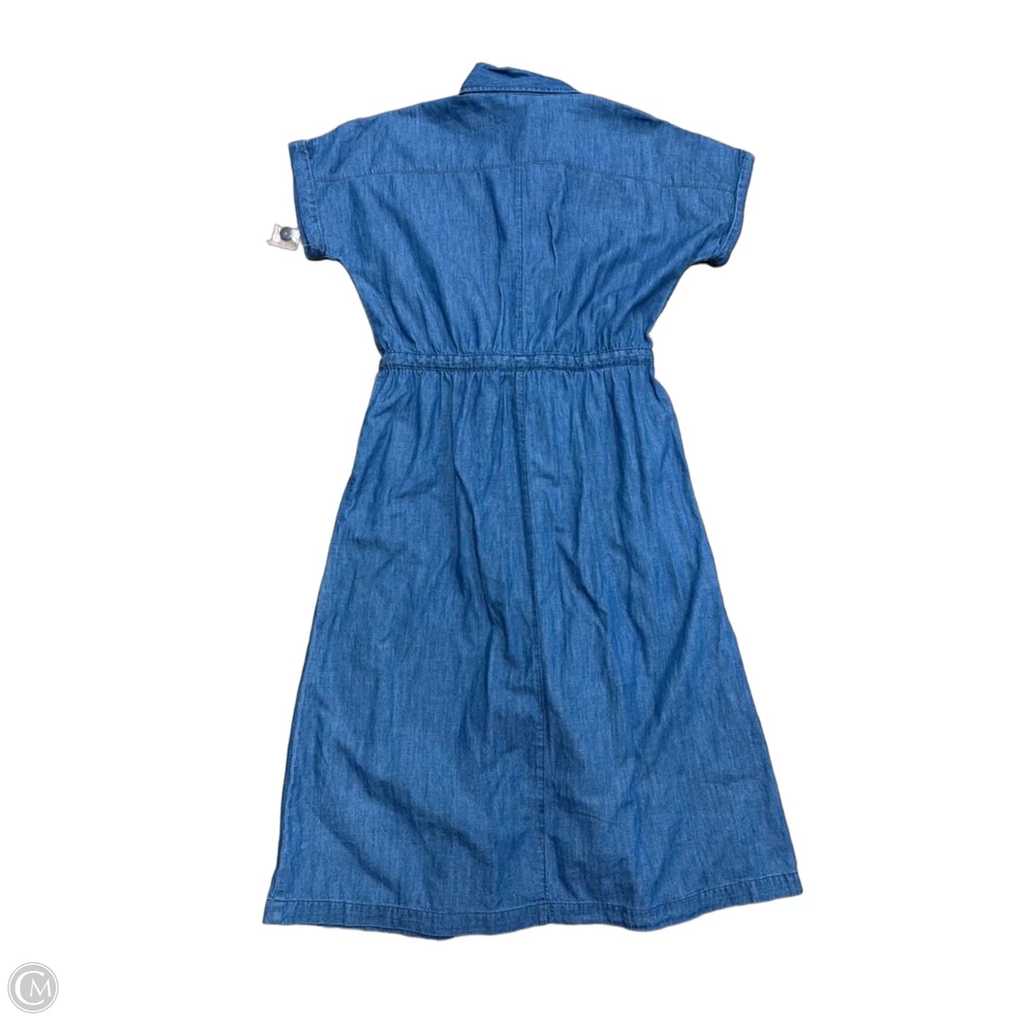 Dress Casual Midi By Falls Creek In Blue Denim, Size: M