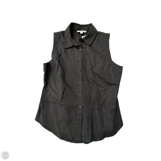 Top Sleeveless By Ophelia Roe In Black, Size: S