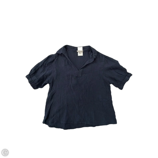 Top Short Sleeve By Falls Creek In Blue, Size: S
