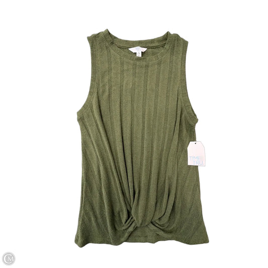 Tank Top By Time And Tru In Green, Size: S
