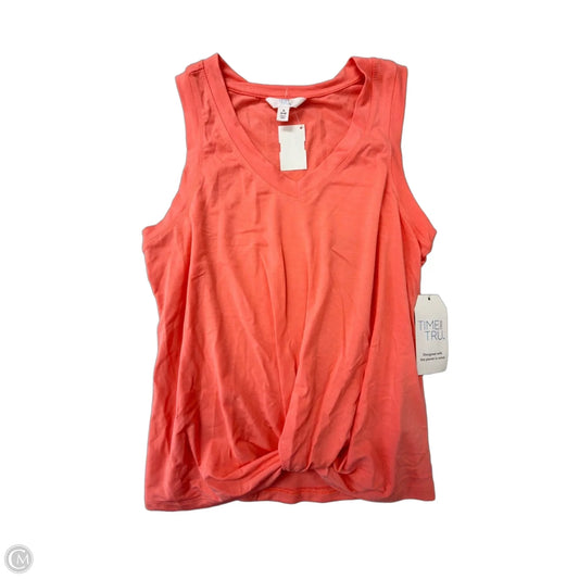 Tank Top By Time And Tru In Pink, Size: S