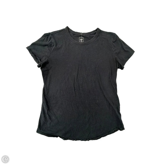 Top Short Sleeve By Gap In Black, Size: S