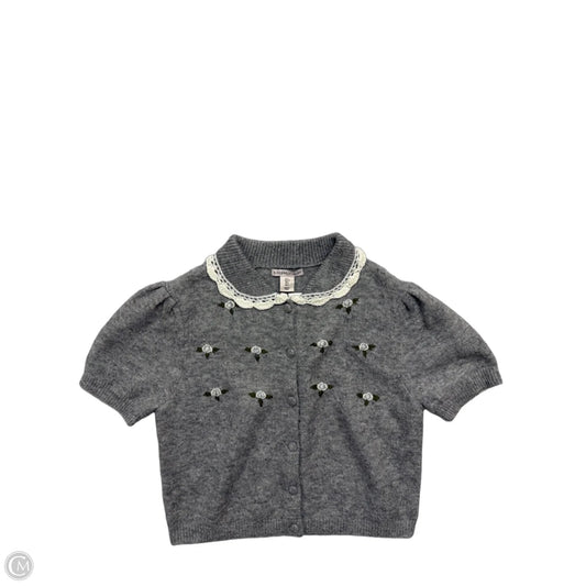 Top Short Sleeve By Sincerely Jules In Grey, Size: L