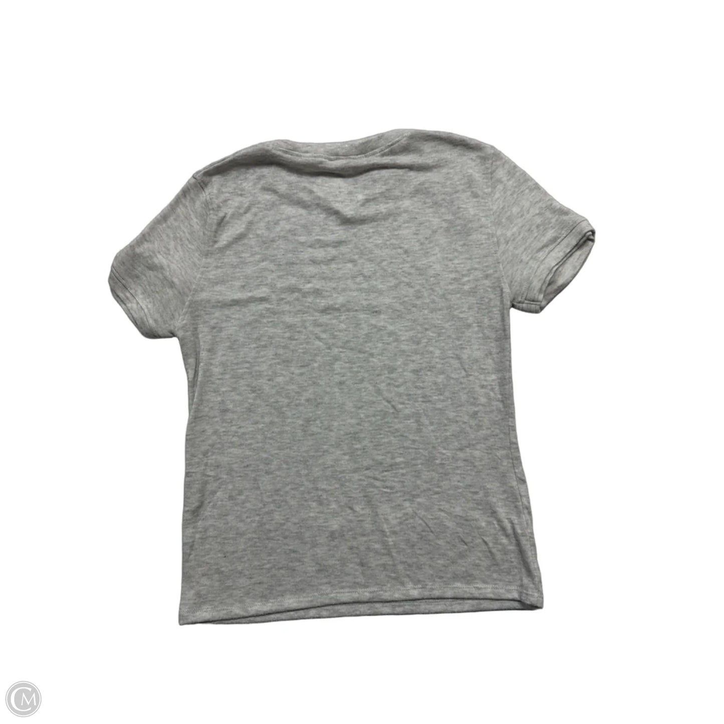 Top Short Sleeve By Zara In Grey, Size: L
