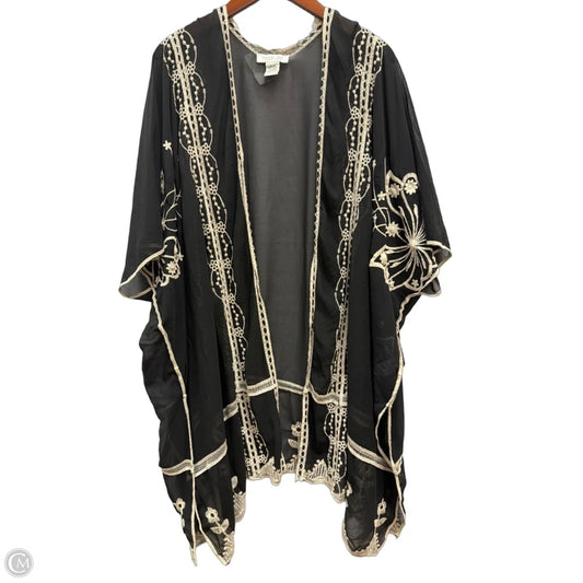 Cardigan By Rachel Zoe In Black & Cream, Size: Osfm