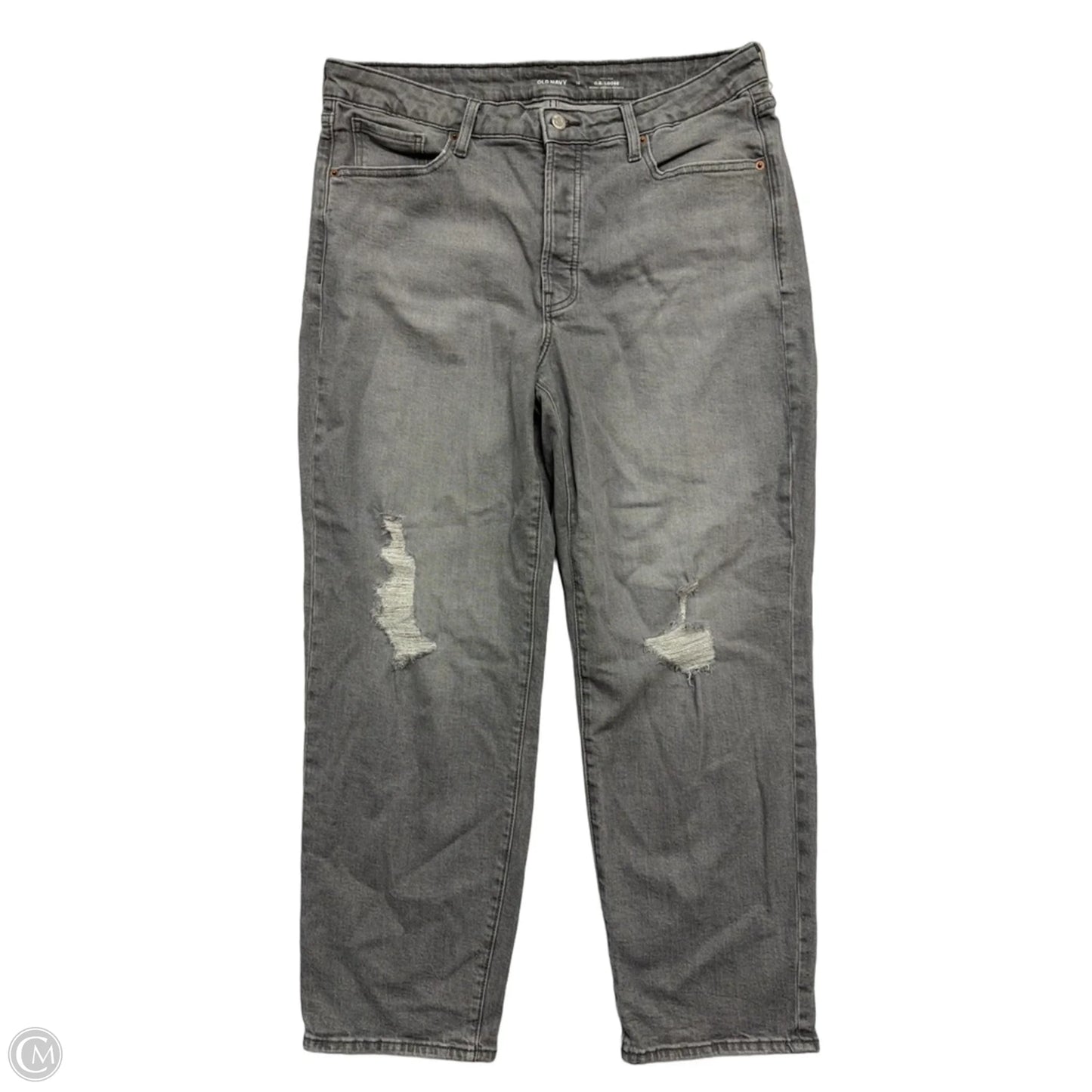 Jeans Boyfriend By Old Navy In Grey, Size: 16