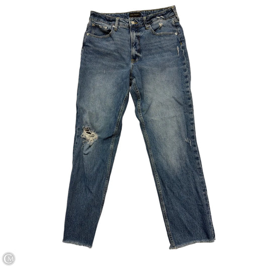 Jeans Straight By Free Assembly In Blue Denim, Size: 12