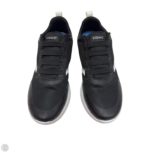 Shoes Athletic By Vionic In Black & White, Size: 8
