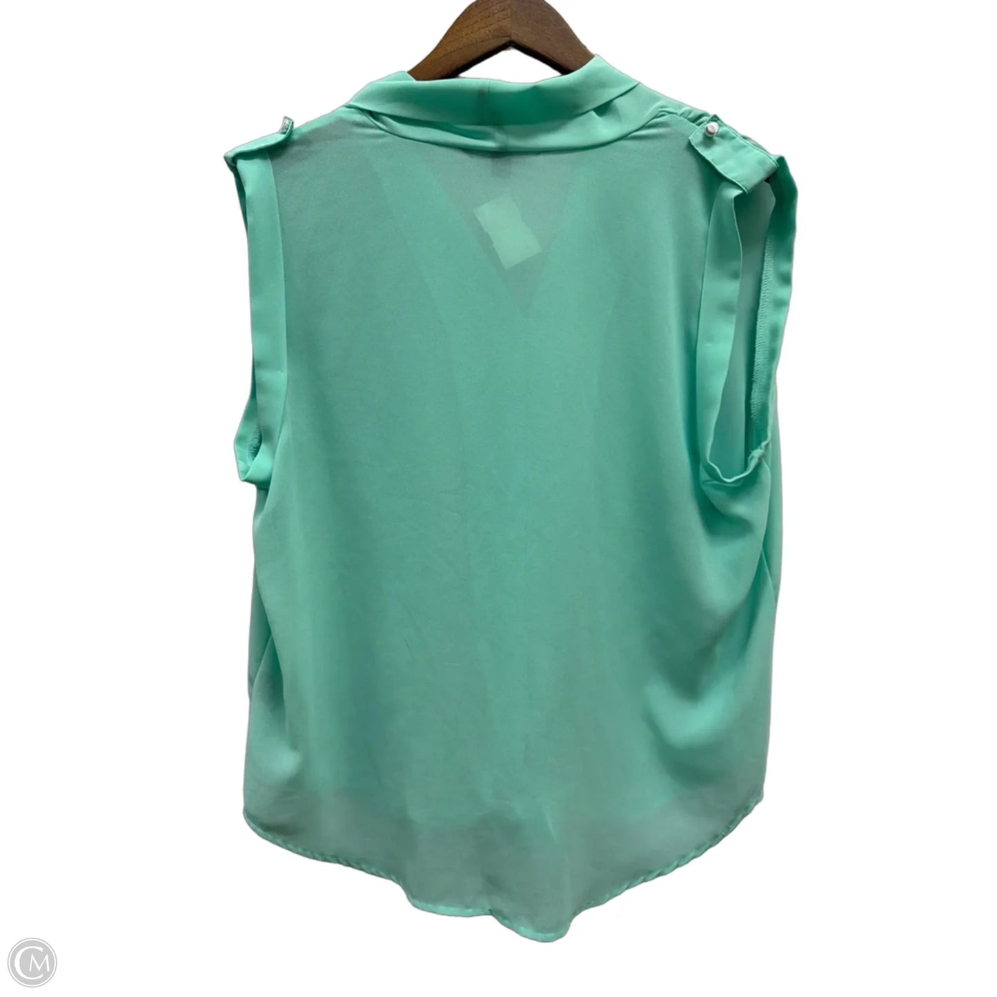 Top Sleeveless By Zac And Rachel In Aqua, Size: Xl