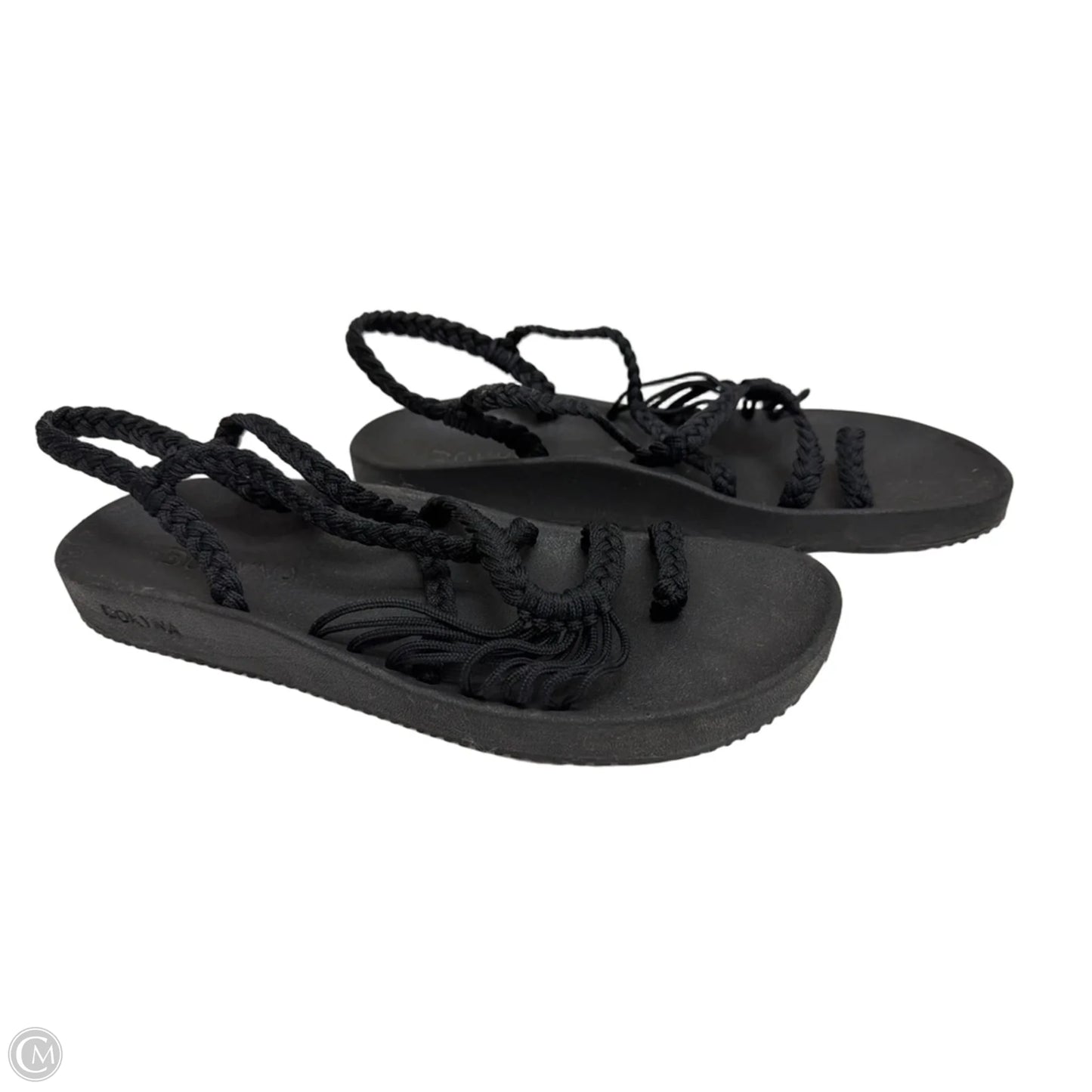 Sandals Flats By Cmb In Black, Size: 12