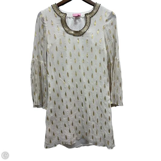Dress Designer By Lilly Pulitzer In Tan, Size: 2